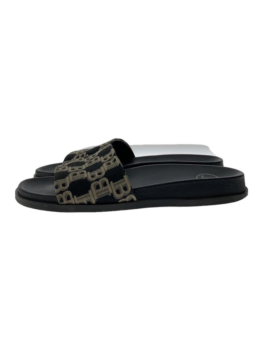 【中古】BALMAIN◆Bロゴサンダル/43/BLK//【シューズ】
