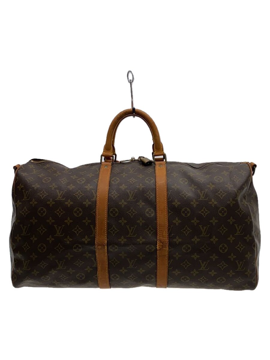 Boston Bags - 【中古】LOUIS VUITTON◆キーポル55_モノグラム・キャンバス_BRW/PVC/BRW/総柄【バッグ】