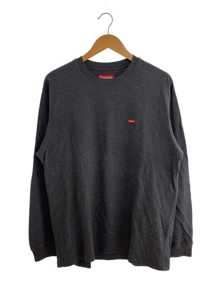 Supreme◆Small Box S/S Tee/長袖Tシャツ/M/コットン/GRY