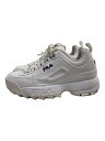 【中古】FILA◆DISRUPTOR II/ローカットスニーカー/26cm/WHT/UFW19054-125【シューズ】