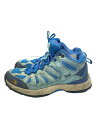【中古】THE NORTH FACE◆ハイカットスニーカー/US7/ブルー/青/616273【シューズ】