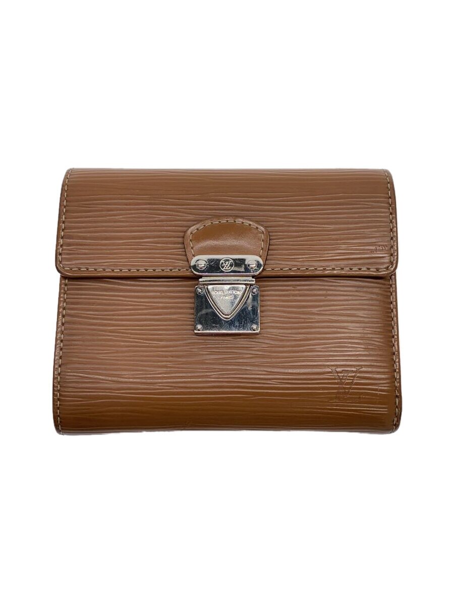 【中古】LOUIS VUITTON◆3つ折り財布/PVC/BRW/レディース/M5801I【服飾雑貨他】