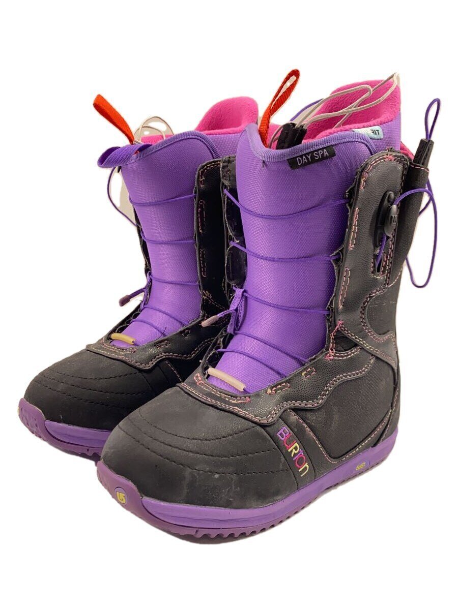 【中古】BURTON◆スノーボードブーツ/23cm/クイックレーシング/BLK/DAY SPA【スポーツ】