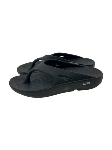 【中古】OOFOS◆サンダル/25cm/BLK【シューズ】 【中古】OOFOS◆サンダル/25cm/BLK【シューズ】