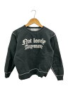 【中古】Not Lonly Anymore/Crew sweat shirt/スウェット/1/コットン/BLK/ヨゴレ有【レディースウェア】