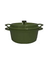 【中古】Vermicular◆鍋/サイズ:18cm/GRN【キッチン用品】