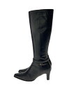 【中古】REGAL◆ロングブーツ/24cm/BLK【シューズ】(4)