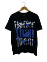 【中古】SWAGGER◆HOTTER THAN THEM/Tシャツ/L/コットン/BLK//【メンズウェア】