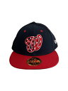 【中古】NEW ERA◆キャップ/7 3/8/ポリエステル/メンズ【服飾雑貨他】