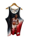 【中古】mitchell&ness◆タンクトップ/XL/ポリエステル/マルチカラー//【メンズウェア】