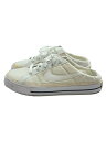 【中古】NIKE◆COURT LEGACY MULE_コート レガシー ミュール/25cm/ホワイト【シューズ】