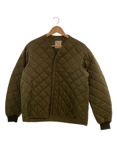 【中古】MILITARY◆オランダ軍/キルティングジャケット/88-92/ポリエステル/KHK/無地【メンズウェア】 【中古】MILITARY◆オランダ軍/キルティングジャケット/88-92/ポリエステル/KHK/無地【メンズウェア】