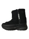 【中古】DESCENTE◆ブーツ/25cm/BLK/DM1UJD10BB【シューズ】