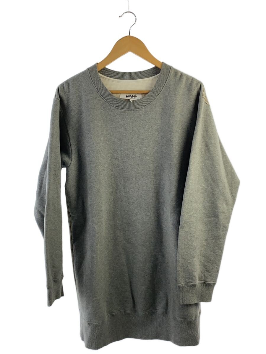 【中古】MM6◆MM6 エムエムシックス スウェット/M/コットン/GRY/S52GU0060 STJ237【...