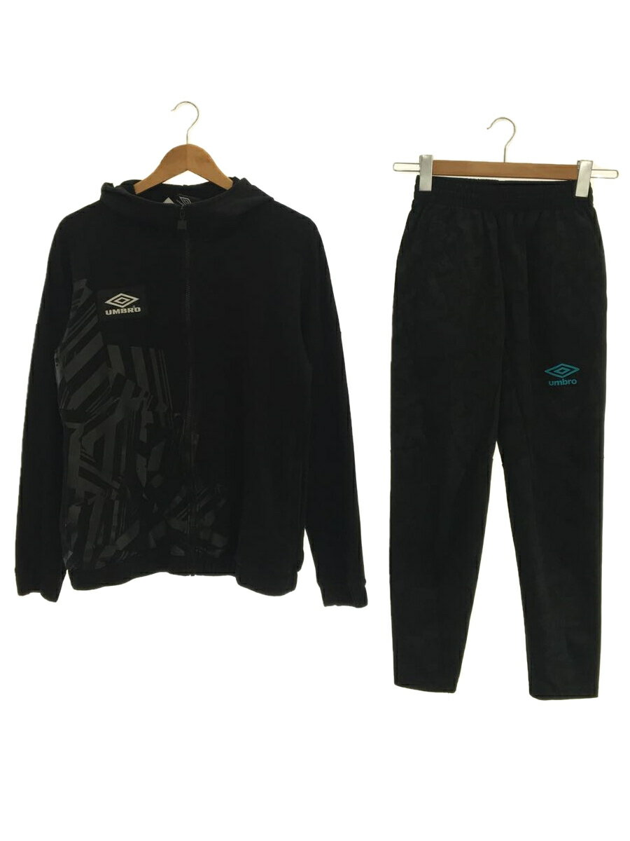 【中古】UMBRO◆スポーツウェアー/S/BLK【スポーツ】