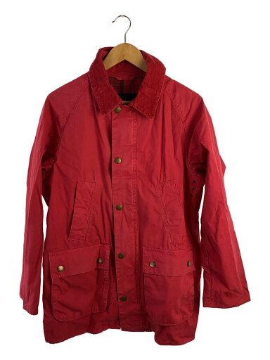 【中古】Barbour◆ジャケット/40/--/RED/無地【メンズウェア】 【中古】Barbour◆ジャケット/40/--/RED/無地【メンズウェア】