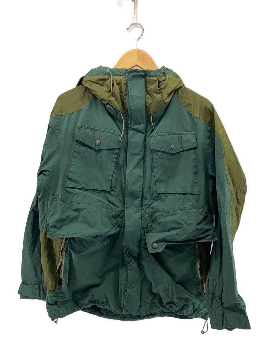 【中古】WHITE MOUNTAINEERING◆ナイロンジャケット/1/コットン/GRN/無地/WM1971220【メンズウェア】