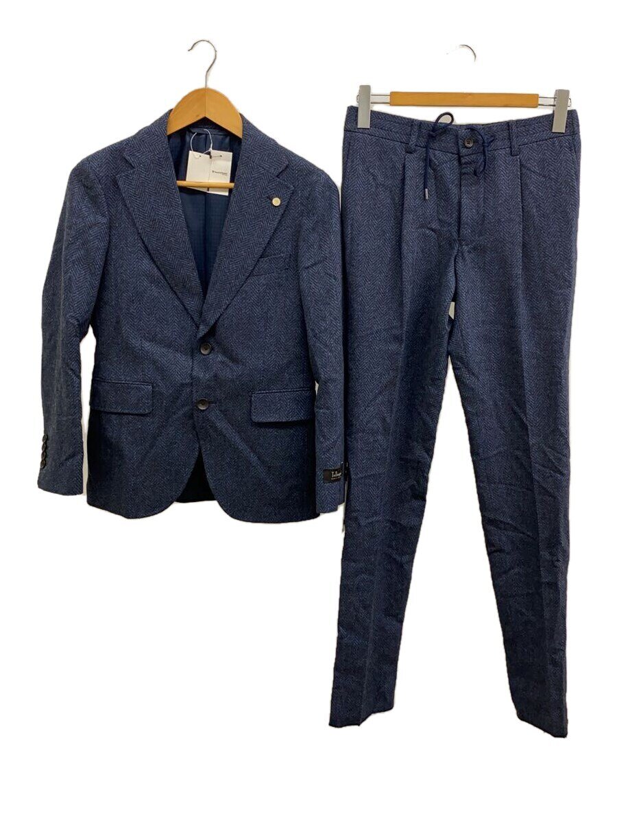 【中古】D’or Homme◆セットアップ/--/ウール/NVY/無地【メンズウェア】