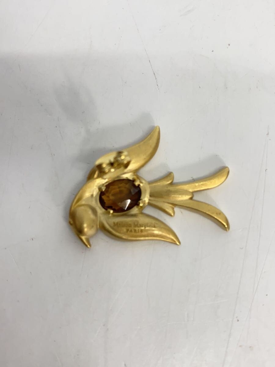 【中古】Maison Margiela◆鳥モチーフピアス/--/カラーストーン/GLD/レディース/SM1...