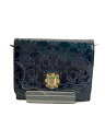【中古】ANNA SUI◆2つ折り財布/エナメル/NVY/レディース【服飾雑貨他】