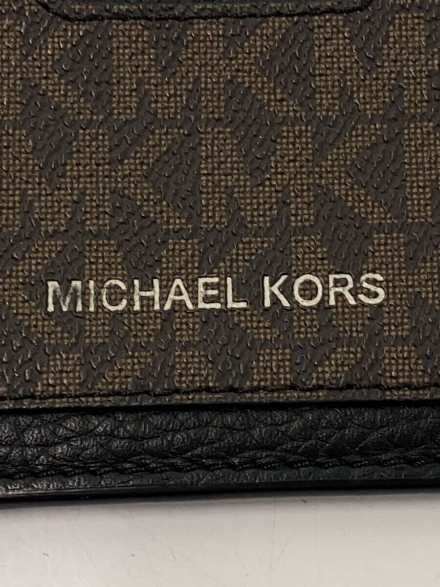 【中古】MICHAEL KORS◆コインケース/PVC/BLK/レディース/36H1LCOE6X【服飾雑貨他】