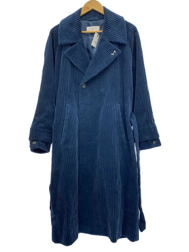 【中古】JOSEPH◆コート/--/--/ブルー/コーデュロイ【レディースウェア】 【中古】JOSEPH◆コート/--/--/ブルー/コーデュロイ【レディースウェア】