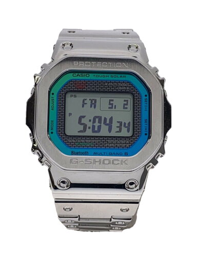 【中古】CASIO◆ソーラー腕時計_G-SHOCK/デジタル/--/BLK/SLV//【服飾雑貨他】 【中古】CASIO◆ソーラー腕時計_G-SHOCK/デジタル/--/BLK/SLV//【服飾雑貨他】
