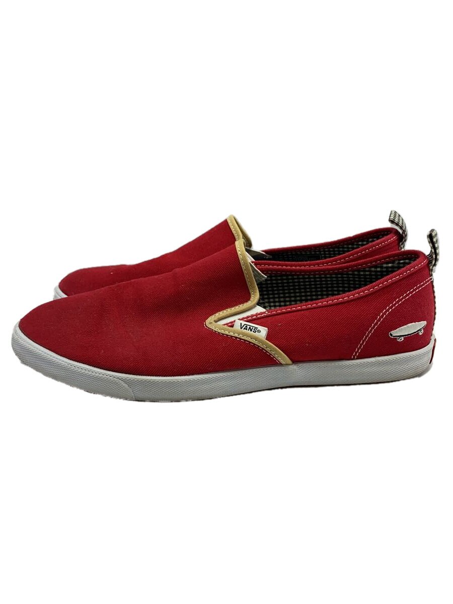 【中古】VANS◆バンズ/v458gg/ローカットスニーカー/27.5cm/レッド【シューズ】