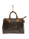 【中古】LOUIS VUITTON◆1)スピーディ25_モノグラム・キャンバス_BRW/PVC/BRW【バッグ】(4)