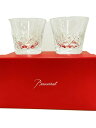 【中古】Baccarat◆未使用//アリア/イヤータンブラー/ロックグラス2025/グラス/2点セット【キッチン用品】