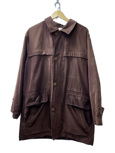 【中古】Aquascutum◆イニシャル入り/コート/L/ポリエステル/ブラウン/スウェード調/無地/6004731-79【メンズウェア】 【中古】Aquascutum◆イニシャル入り/コート/L/ポリエステル/ブラウン/スウェード調/無地/6004731-79【メンズウェア】