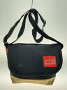 【中古】Manhattan Portage◆ショルダーバッグ/ナイロン/BLK【バッグ】