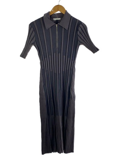 【中古】CINOH◆HALF SLEEVE ZIP DRESS/36/コットン/GRY/24SOP504【レディースウェア】 【中古】CINOH◆HALF SLEEVE ZIP DRESS/36/コットン/GRY/24SOP504【レディースウェア】