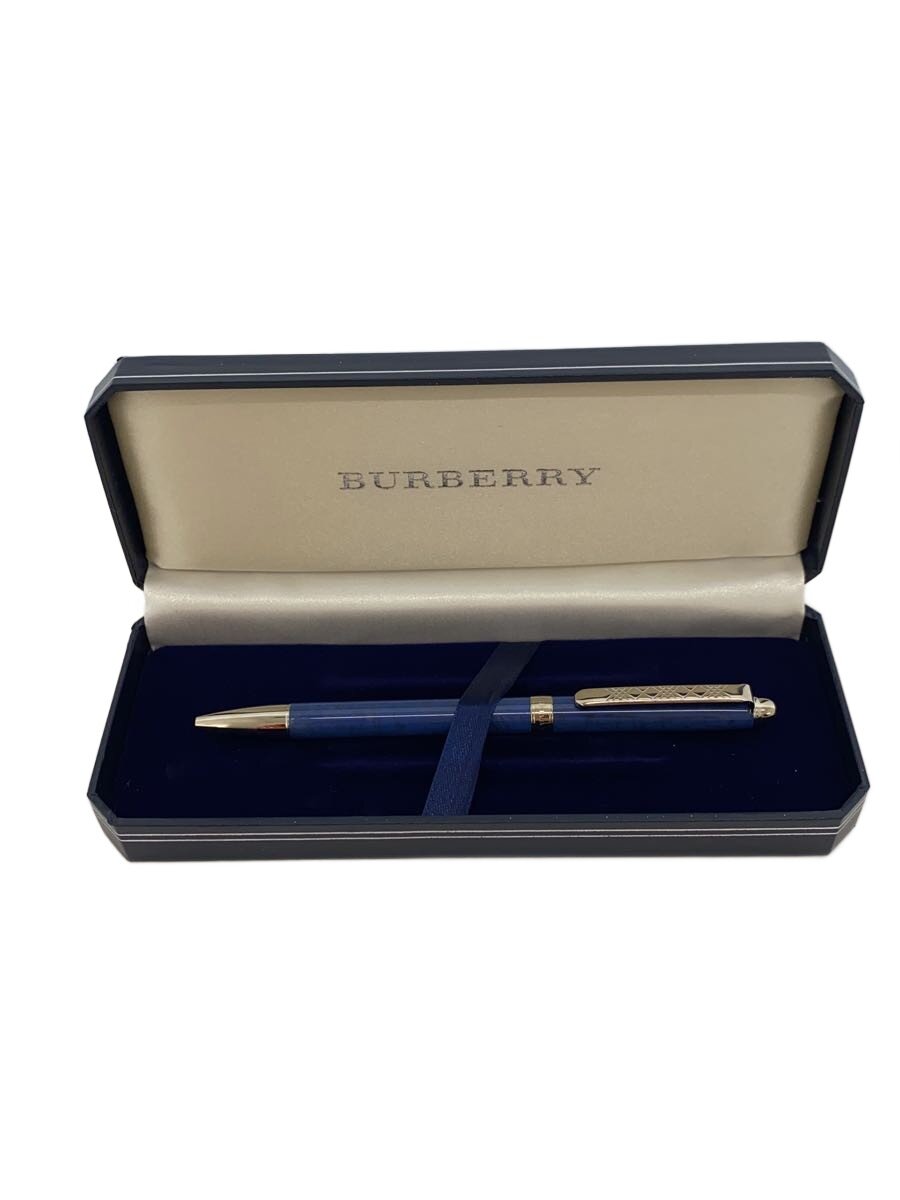 【中古】BURBERRY◆油性ボールペン ナイツブリッジシリーズ ドレスデン軸 BEB2S【インテリア小物・日用雑貨】
