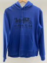【中古】COACH◆パーカー/XS/コットン/BLU/無地/C9113【メンズウェア】