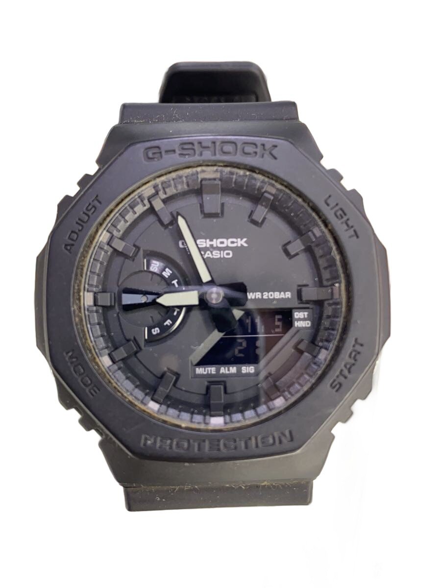 【中古】CASIO◆クォーツ腕時計_G-SHOCK/デジアナ/ブラック//【服飾雑貨他】