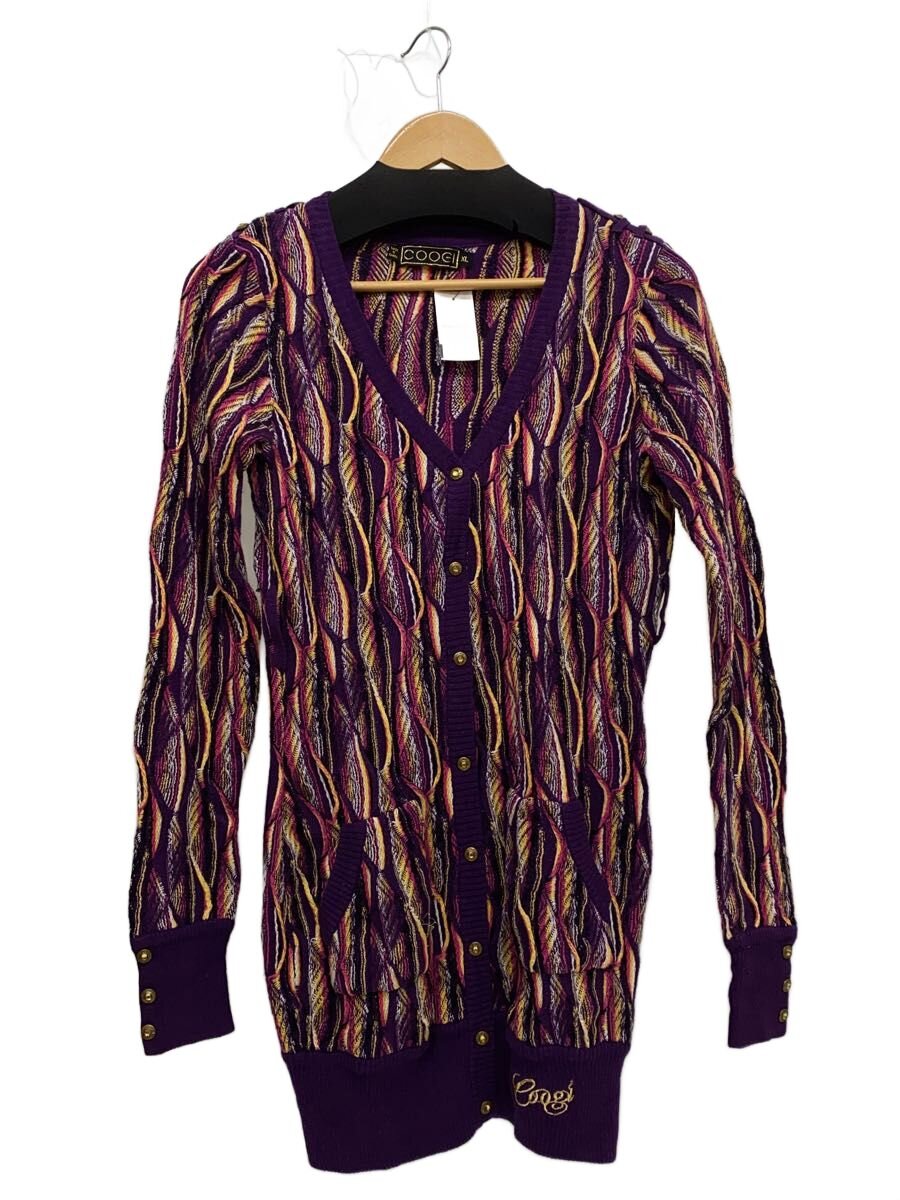 【ブランド】COOGI 【ブランドカナ】クージー 【型番】 【程度】B 【サイズ】XL 【メインカラー】パープル 【素材・生地】コットン 【キーワード】　　 2025/10/30 セカンドストリート狸小路3丁目店【1963】【中古】COOGI◆クレイジーパターンカーディガン(薄手)/XL/コットン ブランド COOGI 型番 カラー パープル 柄 総柄 素材・生地 コットン>色・素材について サイズ XL>サイズ表示について 実寸（cm） 【ジャケット】 肩幅：37.5 / 身幅：42.5 / 着丈：76 / 袖丈：69.5 / ゆき：91 【その他】 その他サイズ：/ 商品は　セカンドストリート狸小路3丁目店の店頭にて販売しております。商品に関するお問合わせは、お電話(TEL:011-210-7744)にて、問合わせ番号：2319634320445をお伝えください。 配送方法やお支払い方法に関するお問い合わせは、サポートセンターまでご連絡をお願いします。 ※お電話の対応は営業時間内のみとなります。お問い合わせフォームでお問い合わせの際はご注文番号をご記入下さい この商品に関する出品店舗からのコメント ・ベルト欠品複数箇所、ホツレ有変色有