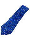 【中古】Salvatore Ferragamo◆ネクタイ/シルク/BLU/アニマル/メンズ【服飾雑貨他】