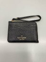 【中古】kate spade new york◆カードケース/レザー/BLK/レディース【服飾雑貨他】