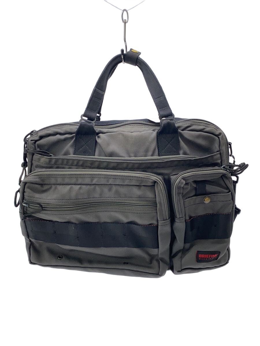 BRIEFING - 【中古】BRIEFING◆NEO B4 LINER/ブリーフケース/GRY【バッグ】
