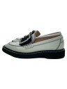 【中古】Roger Vivier◆ローファー/37.5/WHT【シューズ】