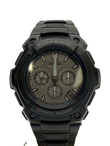 【中古】CASIO◆ソーラー腕時計・G-SHOCK/アナログ/ステンレス/BLK/BLK/SS【服飾雑貨他】 【中古】CASIO◆ソーラー腕時計・G-SHOCK/アナログ/ステンレス/BLK/BLK/SS【服飾雑貨他】