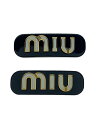 【中古】MIU MIU◆アクセサリー/--/BLK/レディース/51F072【服飾雑貨他】