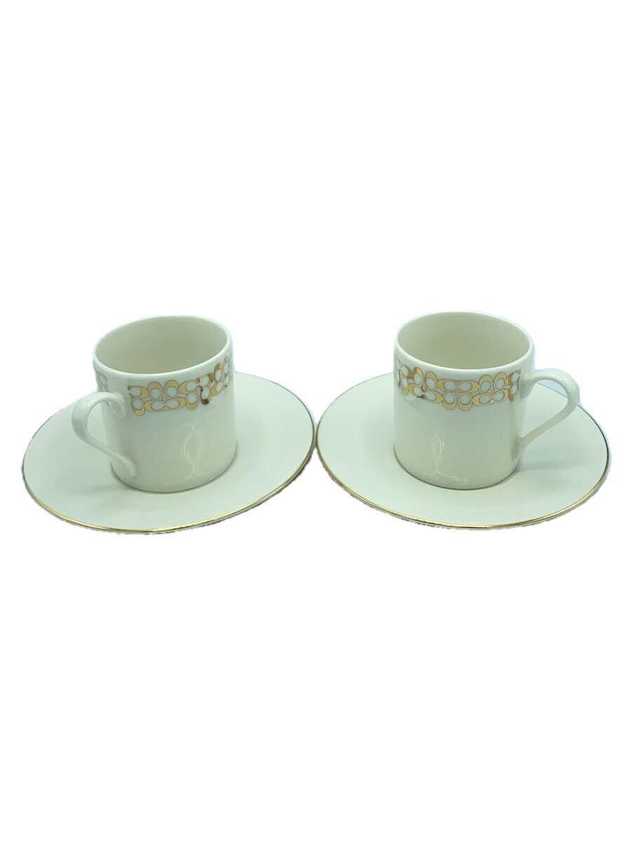 【中古】COACH◆カップ&ソーサー/2点セット【キッチン用品】