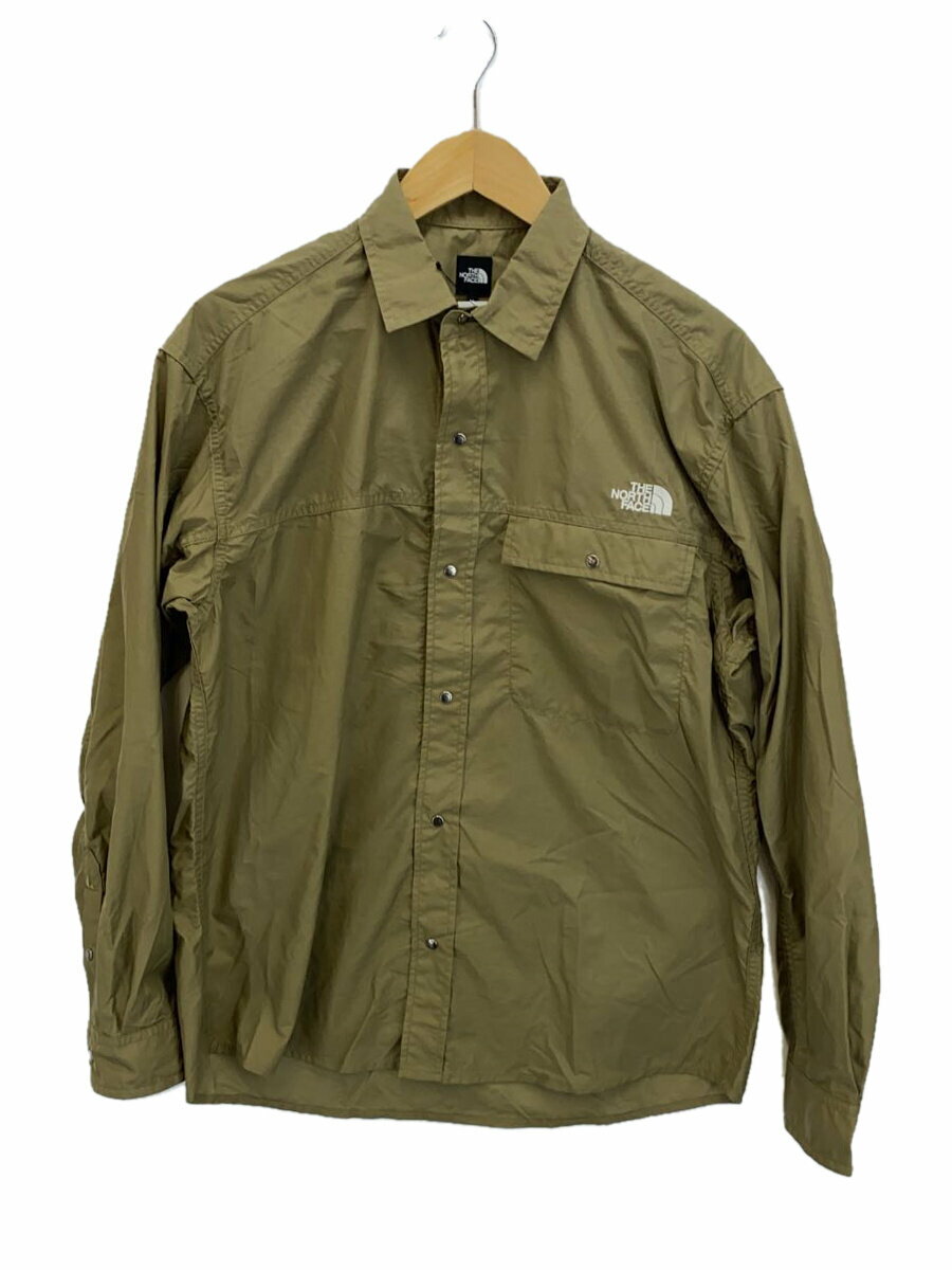 【中古】THE NORTH FACE◆L/S NUPTSE SHIRT_ロングスリーブヌプシシャツ/M/--/CML【メンズウェア】
