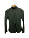 【中古】mame kurogouchi◆2023AW Hybrid Yarn Wool Jersey High Neck Top/2/ウール/GRN【レディース...
