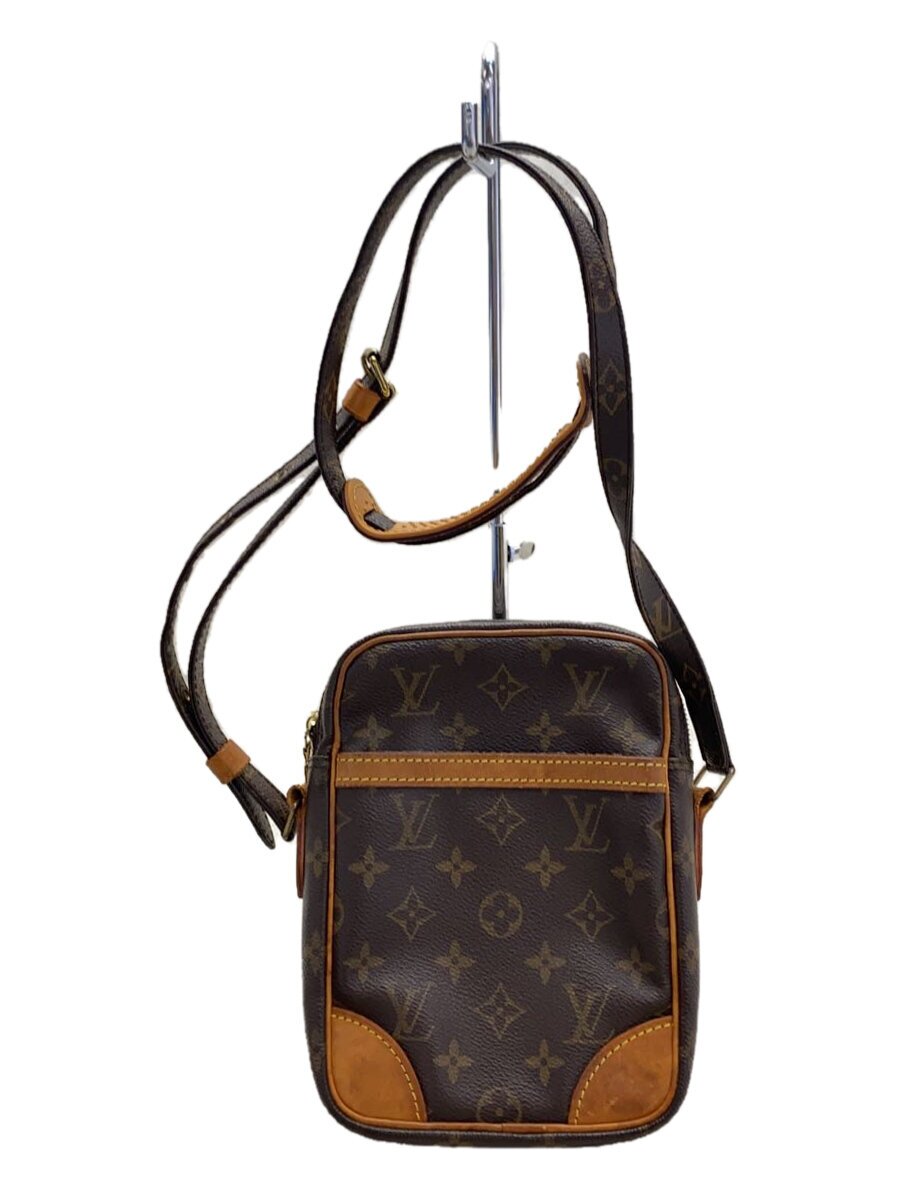 【中古】LOUIS VUITTON◆2)ダヌーブ_モノグラム・キャンバス_BRW/PVC/BRW【バッグ】