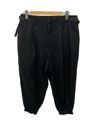【中古】Y-3◆CLASSIC WOOL FLANNEL CUFF PANTS/ボトム/L/ポリエステル/BLK/HB3428【メンズウェア】 【中古】Y-3◆CLASSIC WOOL FLANNEL CUFF PANTS/ボトム/L/ポリエステル/BLK/HB3428【メンズウェア】