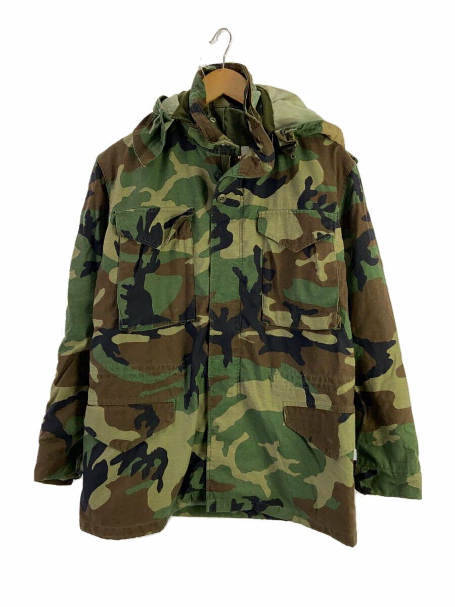 US.ARMY◆ユーエスアーミー/80s/M65/COLD WEATHER FIELD/S/コットン/カーキ/カモフラ//