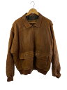 【中古】GOLDEN BEAR◆90S/A-2/46/レザー/BRW【メンズウェア】